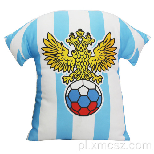 Poduszka w kształcie piłkarskiej koszulki polo